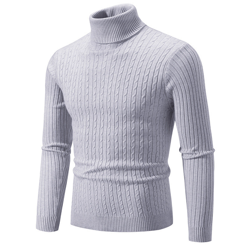 Retro Simple High Collar Bottoming Sweater Wear Casual Thin Slimming Knitwear GO Buy