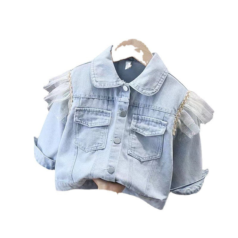 Single Breasted Long Sleeve Denim Cardigan Women GO buy