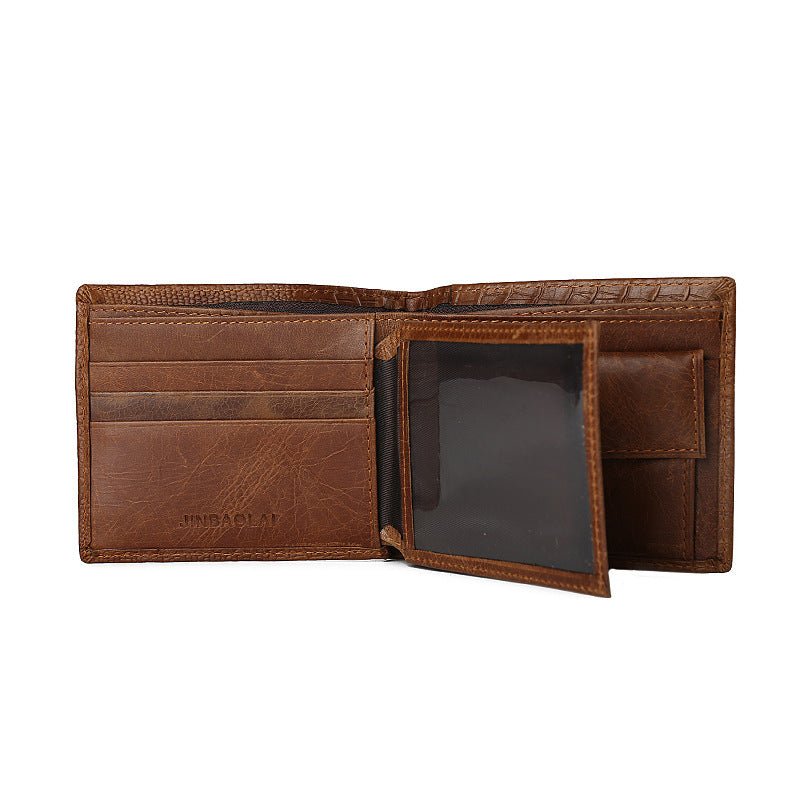 Vintage Genuine Leather Men's Coin Purse GO Buy