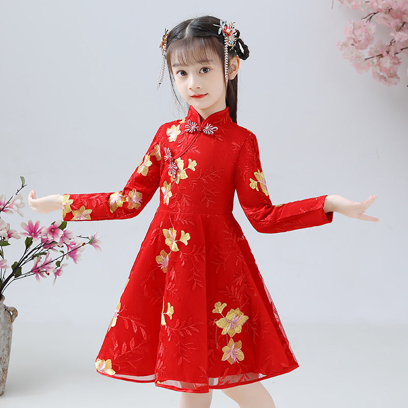 Girl cheongsam costume skirt GO buy