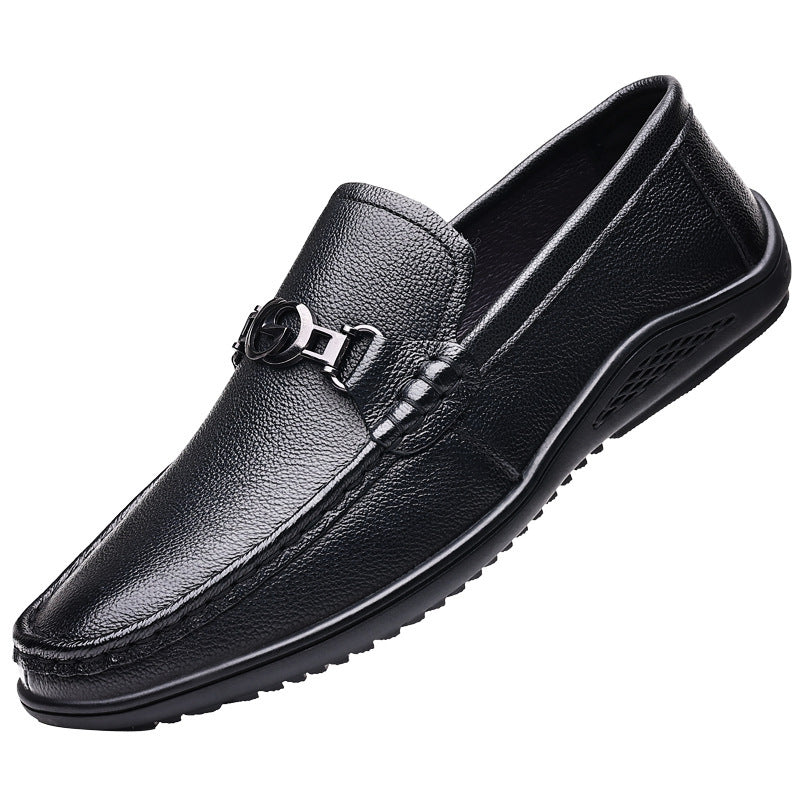 Fashion Casual Shoes Men Leather Feet GO Buy