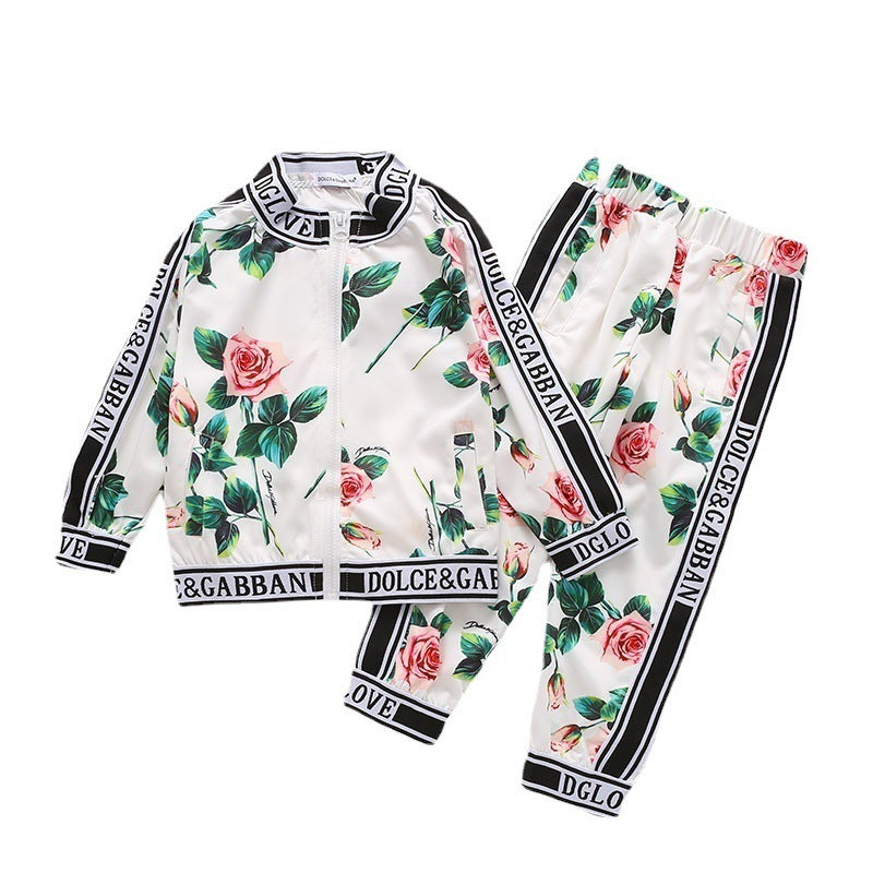 Girls Baby Fashion Zip Sweatshirt Set GO buy