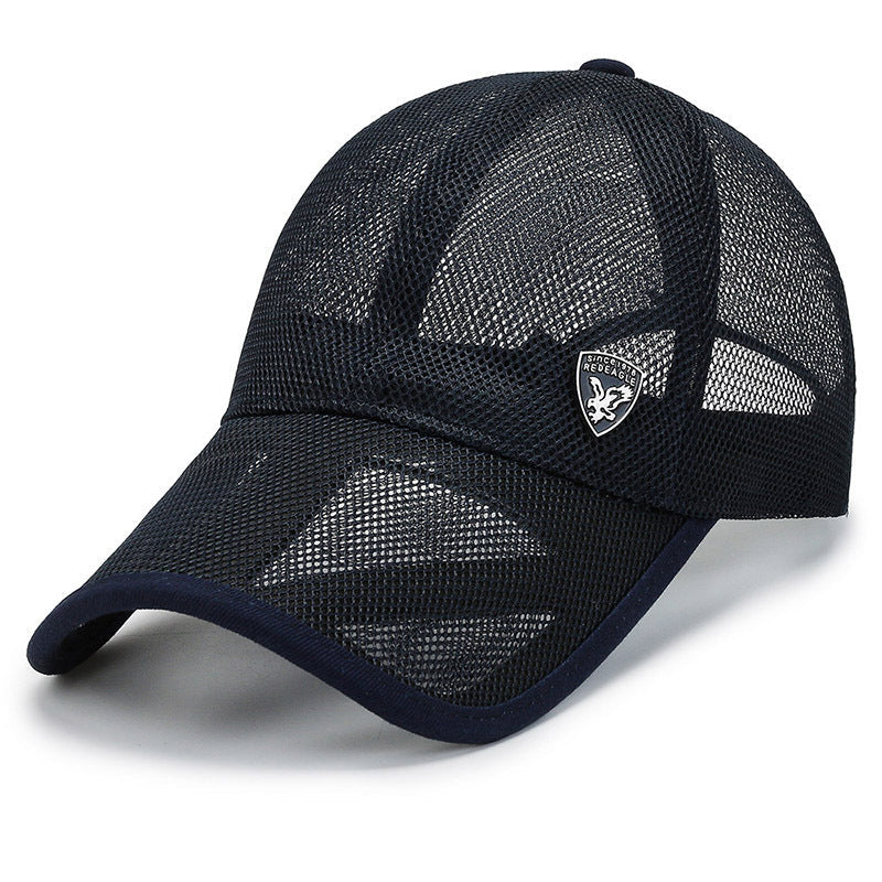 Thin Sunscreen Baseball Breathable Net Peaked Cap Gobuy Fashion