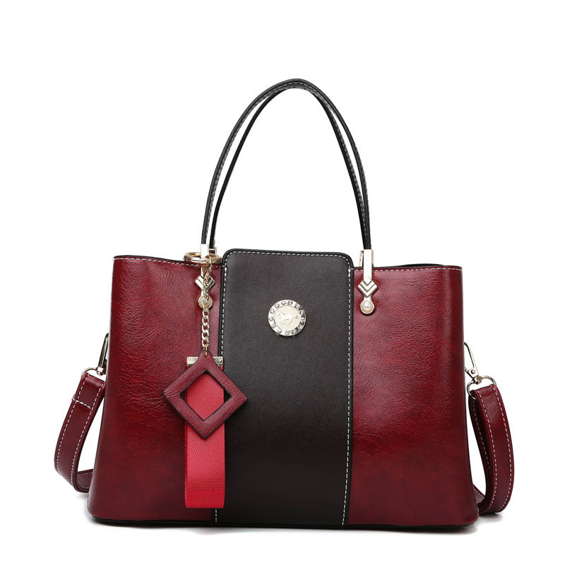 Three-layer Soft Leather Shoulder Messenger Bag GO Buy
