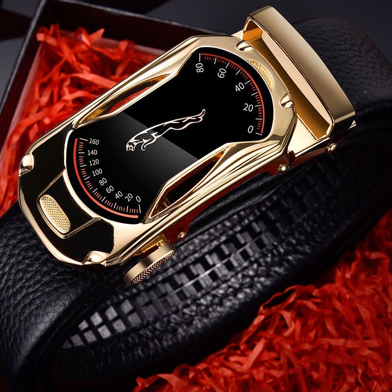 Men's leather belt GO Buy