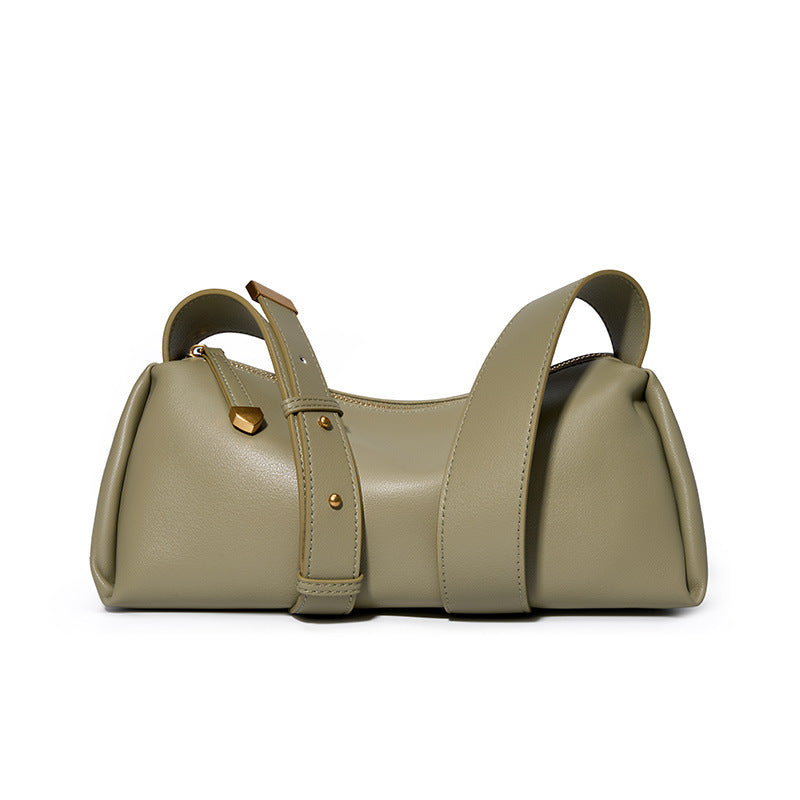 Women's High-grade Cowhide Baguette Underarm Bag GO Buy