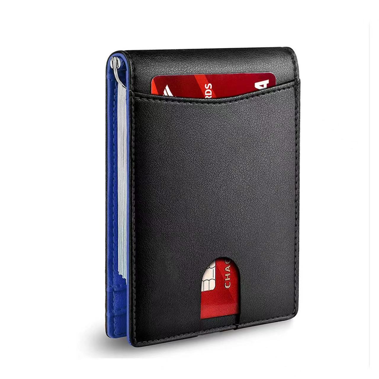 Leather Multifunctional Card Sleeve Microfiber Wear-resistant Rfid Anti-theft Swiping GO Buy