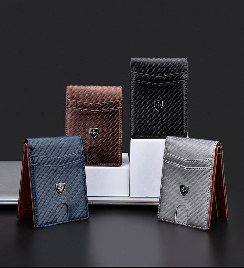 New Men's Wallet Short And Simple Two Fold GO Buy