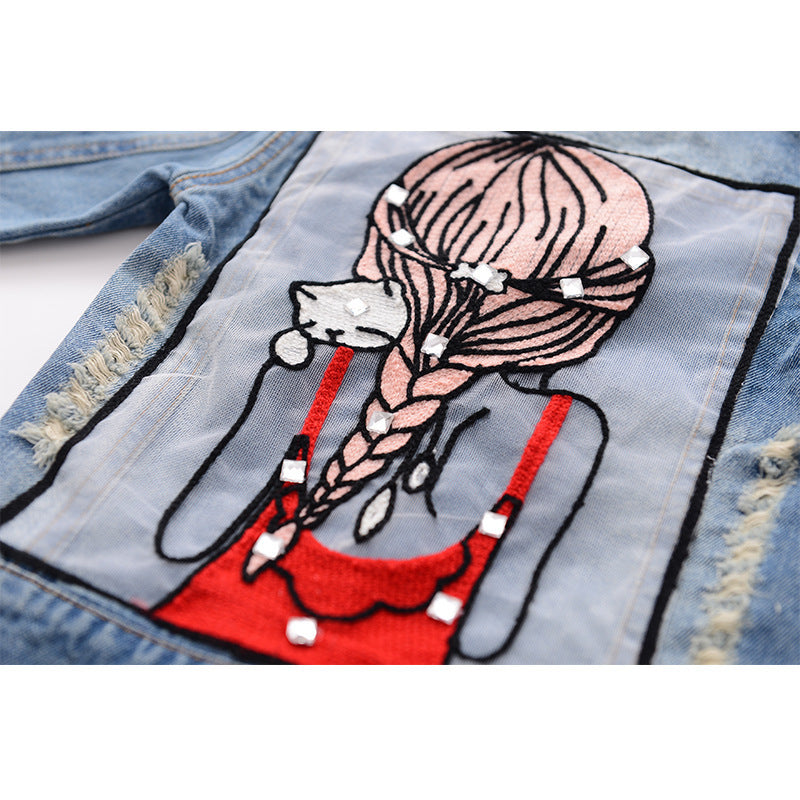 Coat Long-sleeved Korean Style Middle-aged Baby Cardigan GO buy