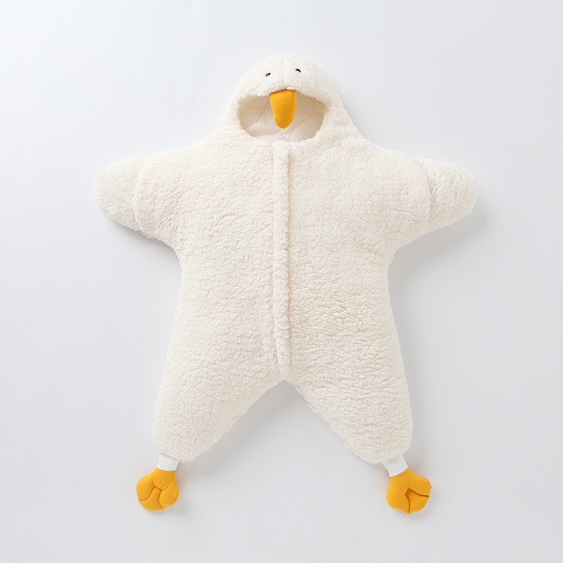 Children's Lambswool-like Split-leg Sleeping Bag GO buy
