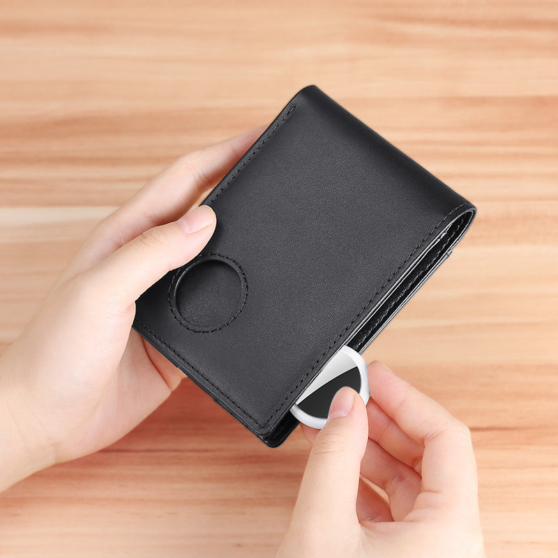 Fashion Men Leather Tracker Wallet GO Buy