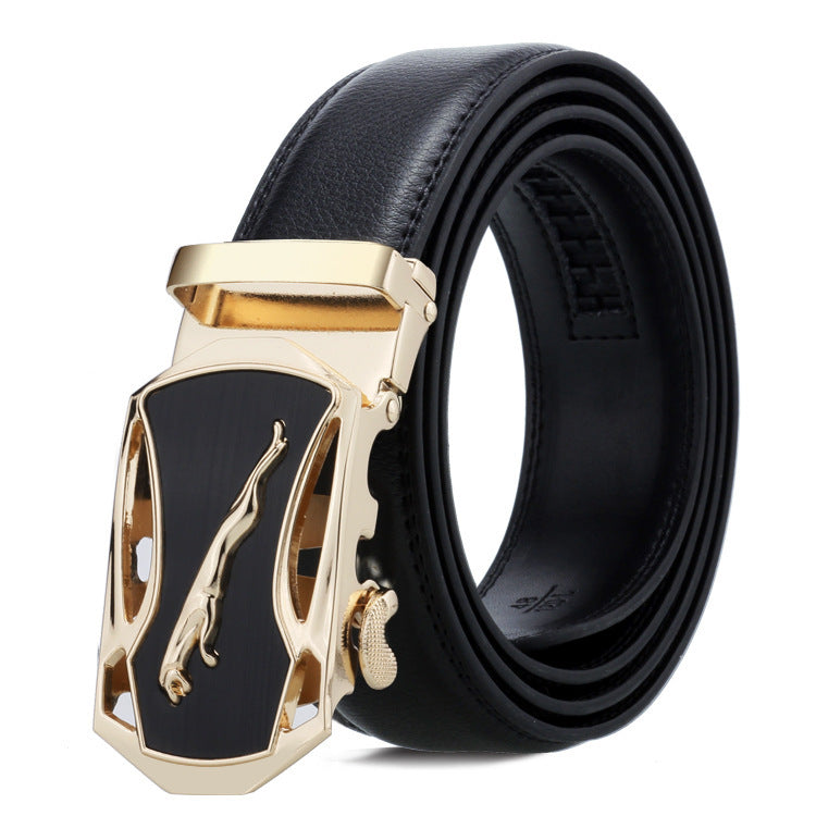 Men's Belt Automatic Buckle Business Trouser Belt GO Buy