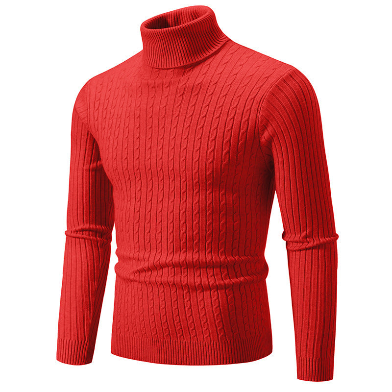 Retro Simple High Collar Bottoming Sweater Wear Casual Thin Slimming Knitwear GO Buy