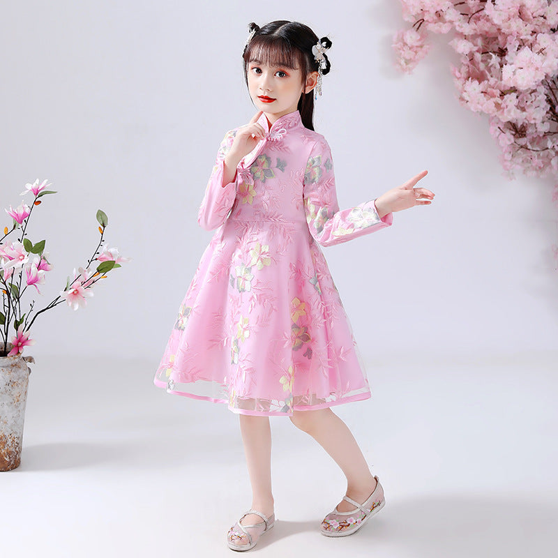Girl cheongsam costume skirt GO buy