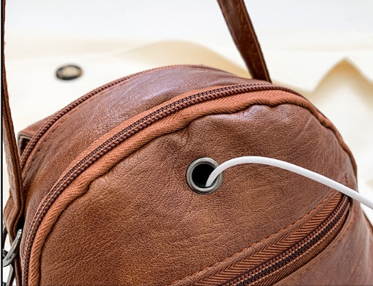 Women's Bag Single Shoulder Bag Large-capacity Pu Soft Leather Small Bag GO Buy