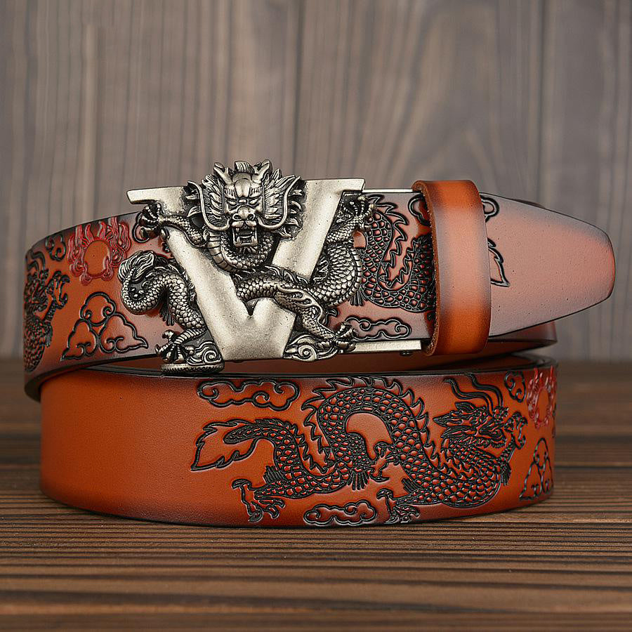 Men's leather belt GO Buy