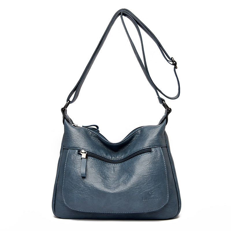 High Quality Soft Faced Large Capacity Women's One Shoulder Messenger Bag GO Buy