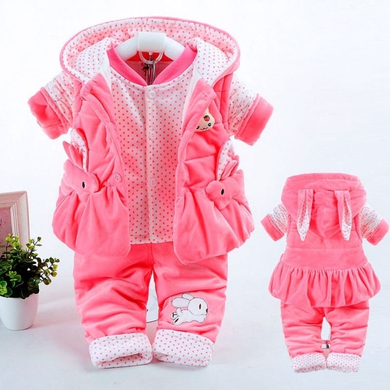 Baby Autumn Clothing Girls Autumn And Winter Clothing Suits GO buy