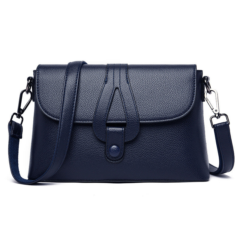 Button Fashion Lady's Diagonal Shoulder Bag GO Buy