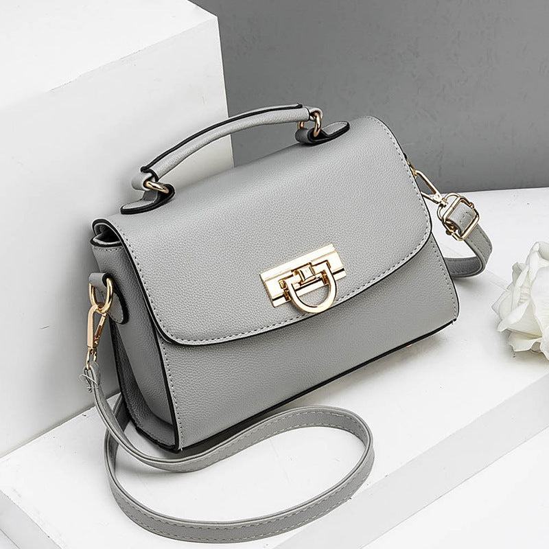 Single Shoulder Messenger Bag Simple Ladies Portable Small Square Bag GO Buy