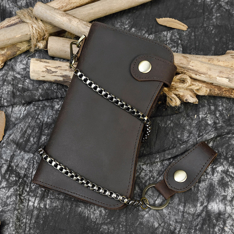 Men's Crazy Horse Leather Wallet GO Buy