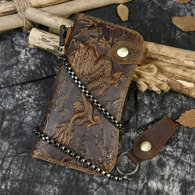 Men's Crazy Horse Leather Wallet GO Buy