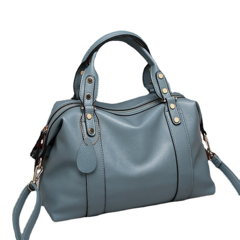 Fashion Boston Shoulder Bag Women's Handbags Retro Rivet Design Personalized Crossbody Bags GO Buy