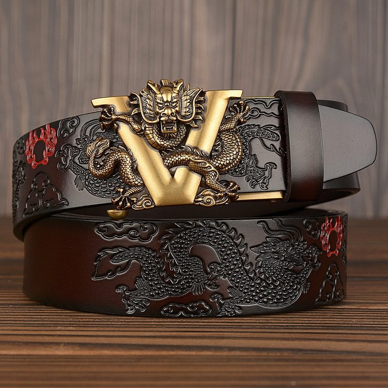 Men's leather belt GO Buy