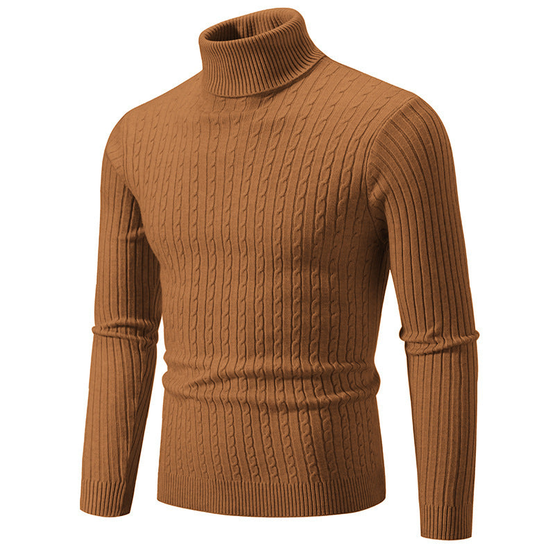 Retro Simple High Collar Bottoming Sweater Wear Casual Thin Slimming Knitwear GO Buy
