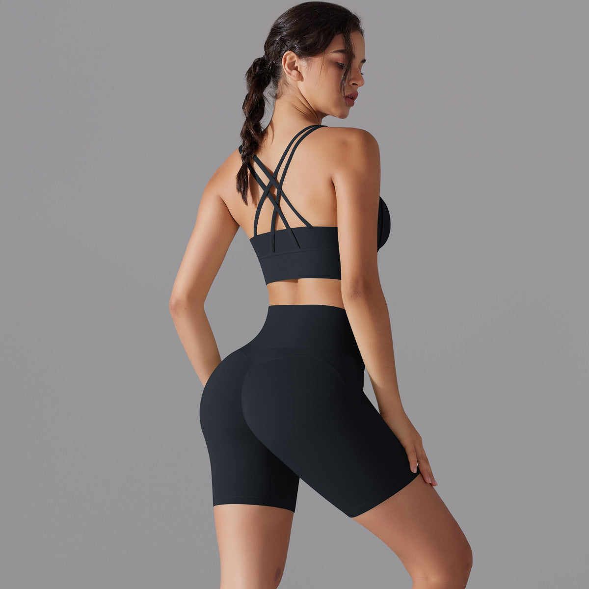 Beauty Back Cross Sports Underwear Fitness Yoga Wear Suit Gobuy Fashion