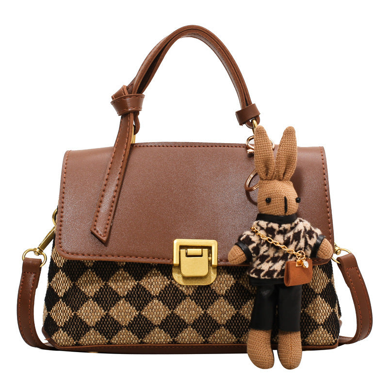 Black And White Contrast Color Trend Korean Female Bag GO Buy