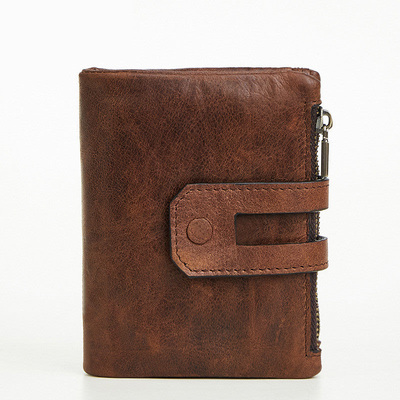 Casual Fashion Double Zipper Multi-card Pocket Wallet GO Buy