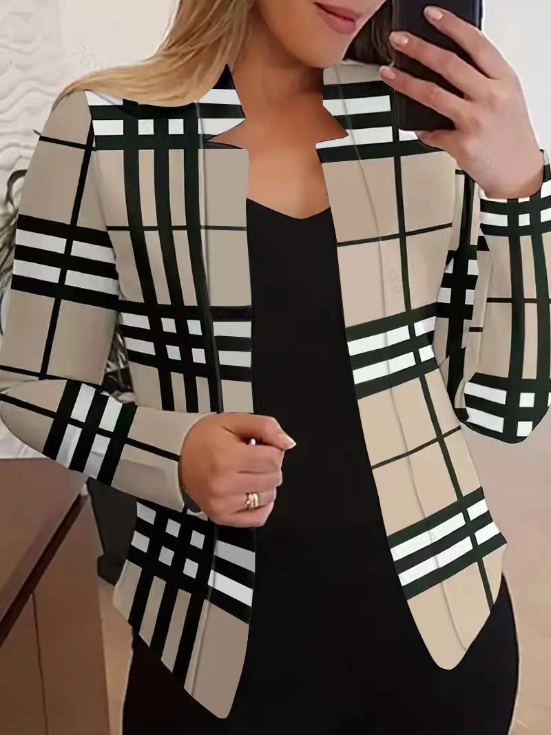 Women's Long Sleeved Shirt Suit Jacket GO buy