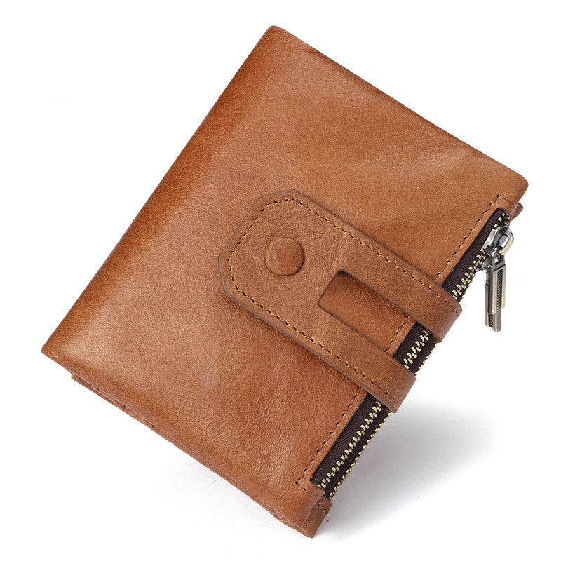 Casual Fashion Double Zipper Multi-card Pocket Wallet GO Buy