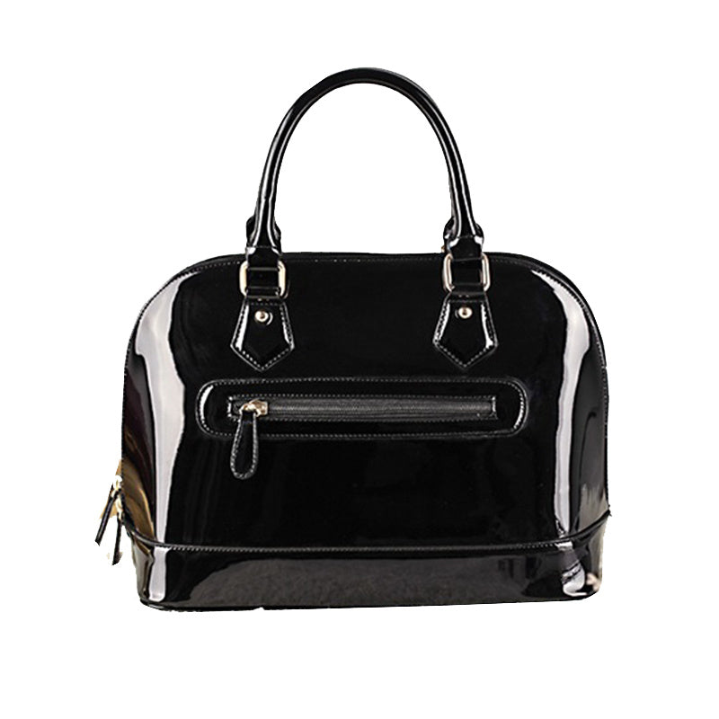 High-grade Patent Leather Shiny Shell Bag All-match One-shoulder Messenger Women's Wedding Handbag Women GO Buy