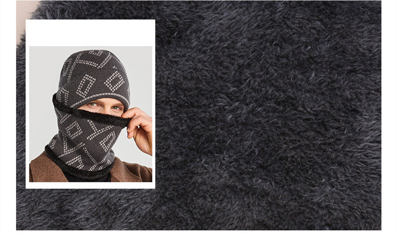 Hedging Hat With Thick Square Pattern To Keep Warm GO Buy