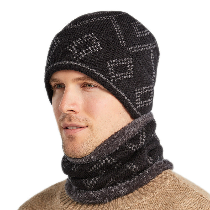 Hedging Hat With Thick Square Pattern To Keep Warm GO Buy