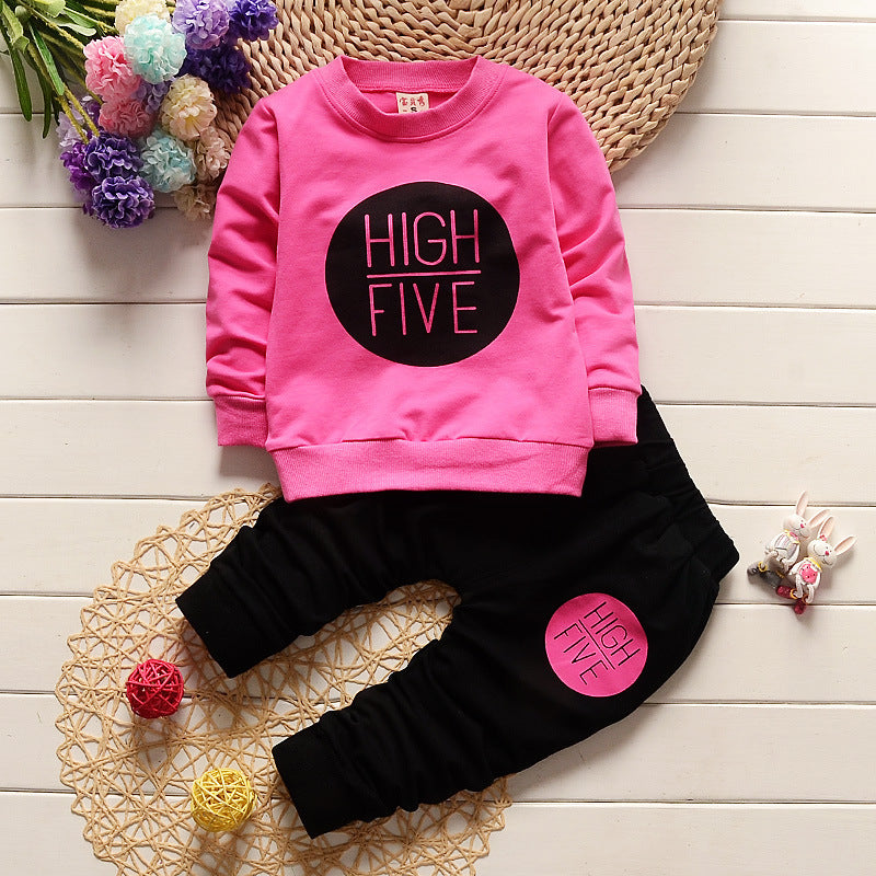 Children's Baby Girl Two-piece Suit GO buy