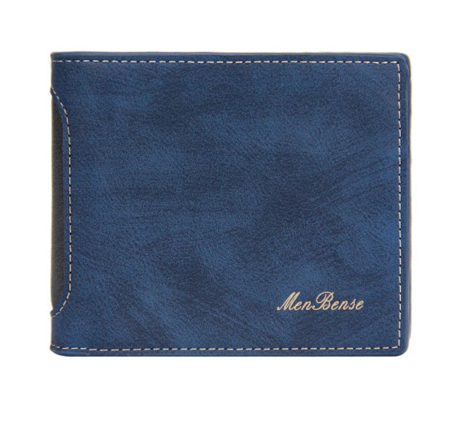 New Men's Wallets Short Leisure Splicing GO Buy