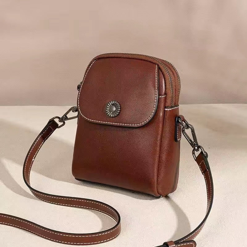 Women's Fashion Leather Messenger Bag GO Buy