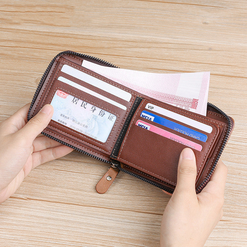 Retro Men's Horizontal Multifunctional Card Holder GO Buy