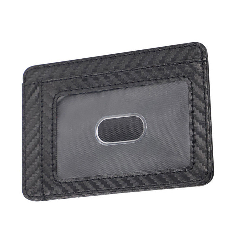 Wallet-PU Leather Airtag Card Holder RFID Anti-theft Card Holder GO Buy