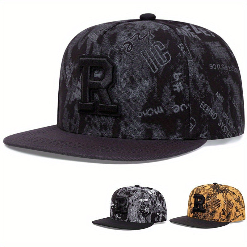 European And American R Letter Embroidery Fashion Street Hip Hop Hat Gobuy Fashion