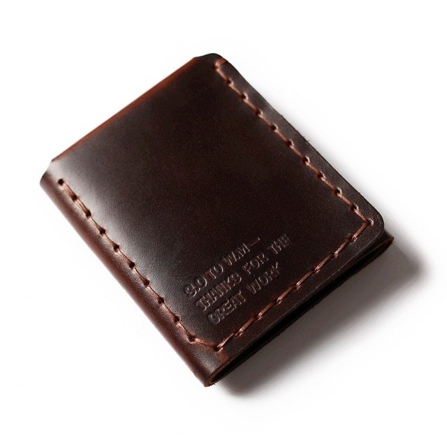 Tri-fold personalized retro wallet GO Buy