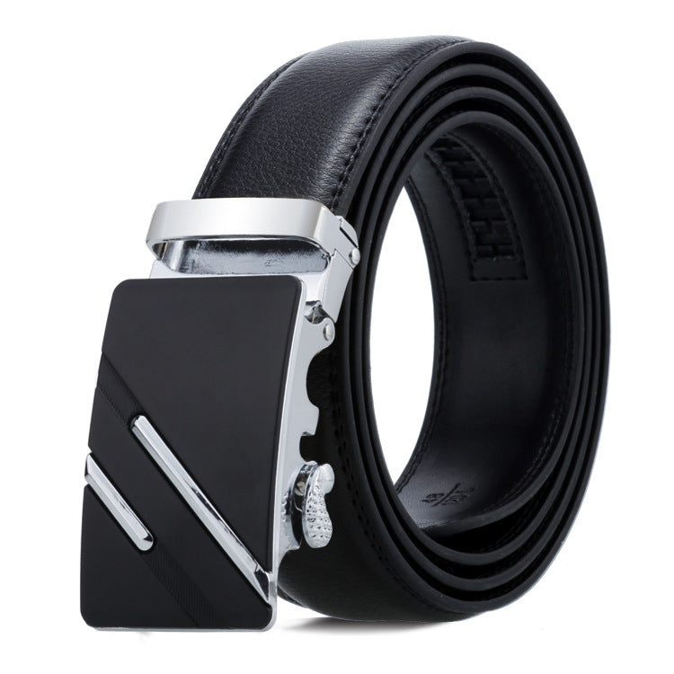Men's Belt Automatic Buckle Business Trouser Belt GO Buy