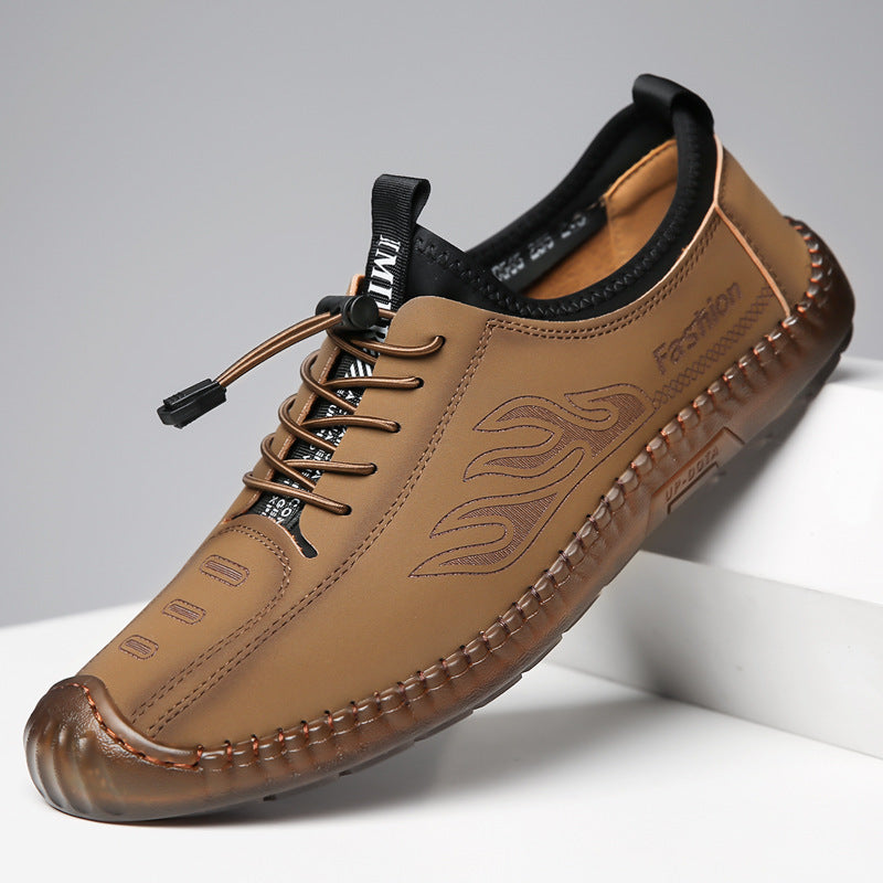 Men's Fashion Casual Soft Bottom Leather Shoes GO Buy