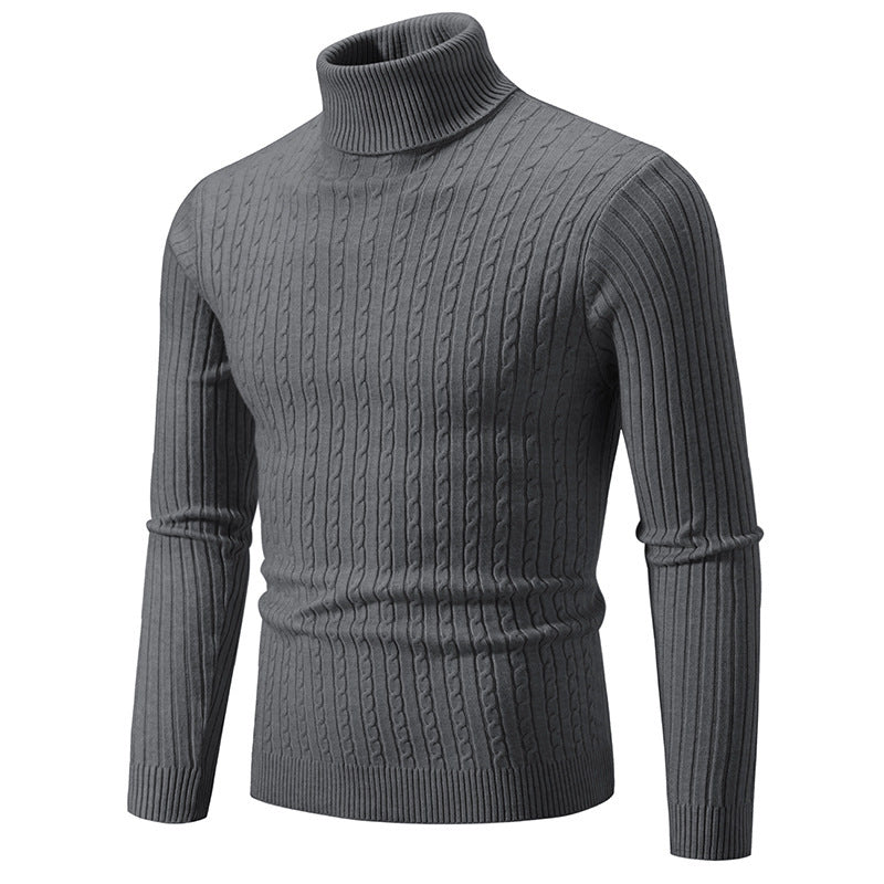 Retro Simple High Collar Bottoming Sweater Wear Casual Thin Slimming Knitwear GO Buy