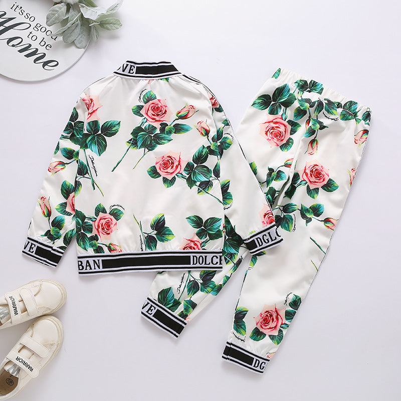 Girls Baby Fashion Zip Sweatshirt Set GO buy