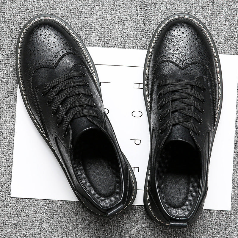British Men's Business Casual Leather Shoes GO Buy