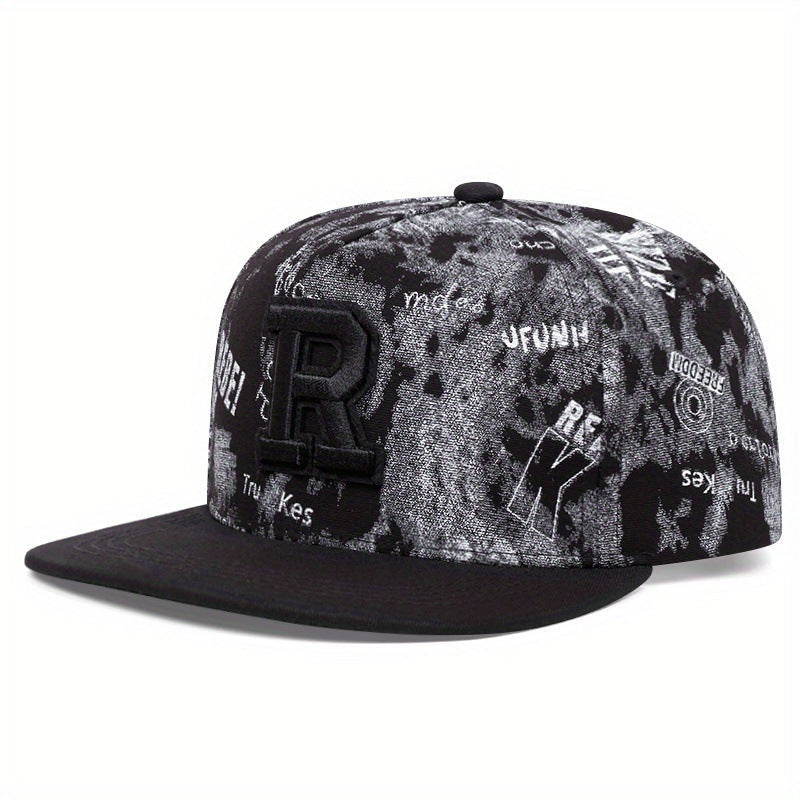 European And American R Letter Embroidery Fashion Street Hip Hop Hat Gobuy Fashion